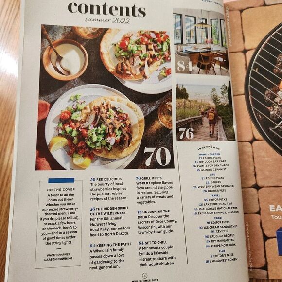 Midwest Living Magazine Lot 2022 Jan-April + Summer - Picture 5 of 6